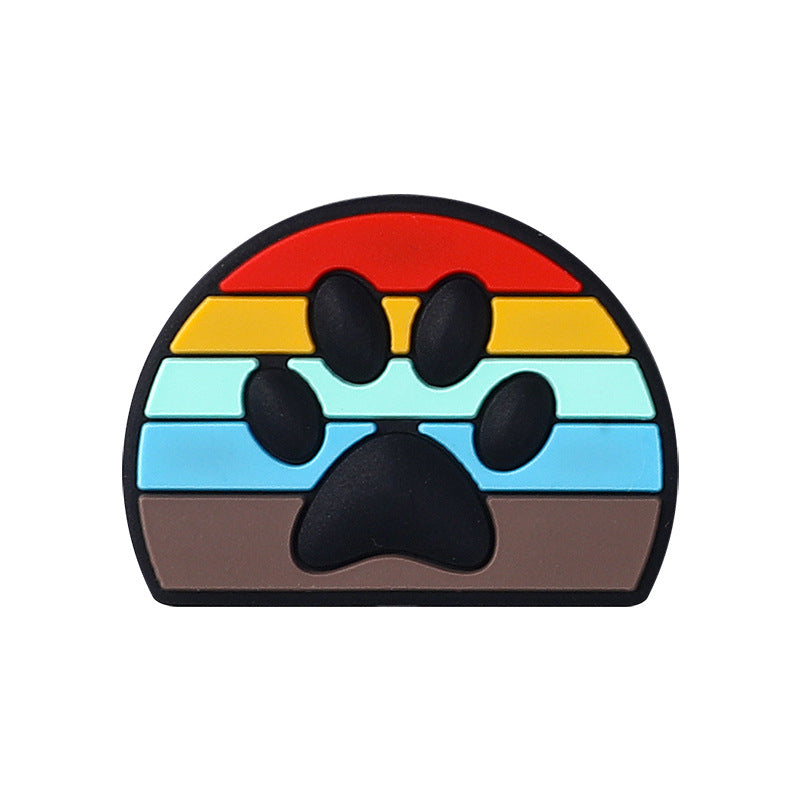 Wholesale 20pcs Puppy Cartoon Silicone Focal Beads ACC-BDS-RongFa032