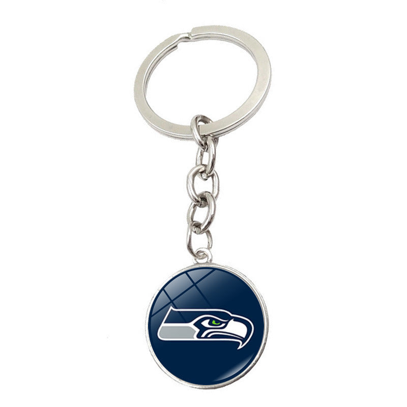 Wholesale Football Team Logo Keychain