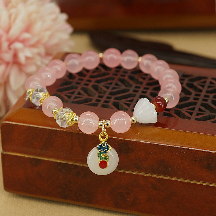 Wholesale Mixed Material Glass Inlay Jewelry Accessory Resale Gift