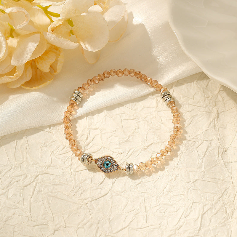 Wholesale Bohemian devil eye irregular bracelet