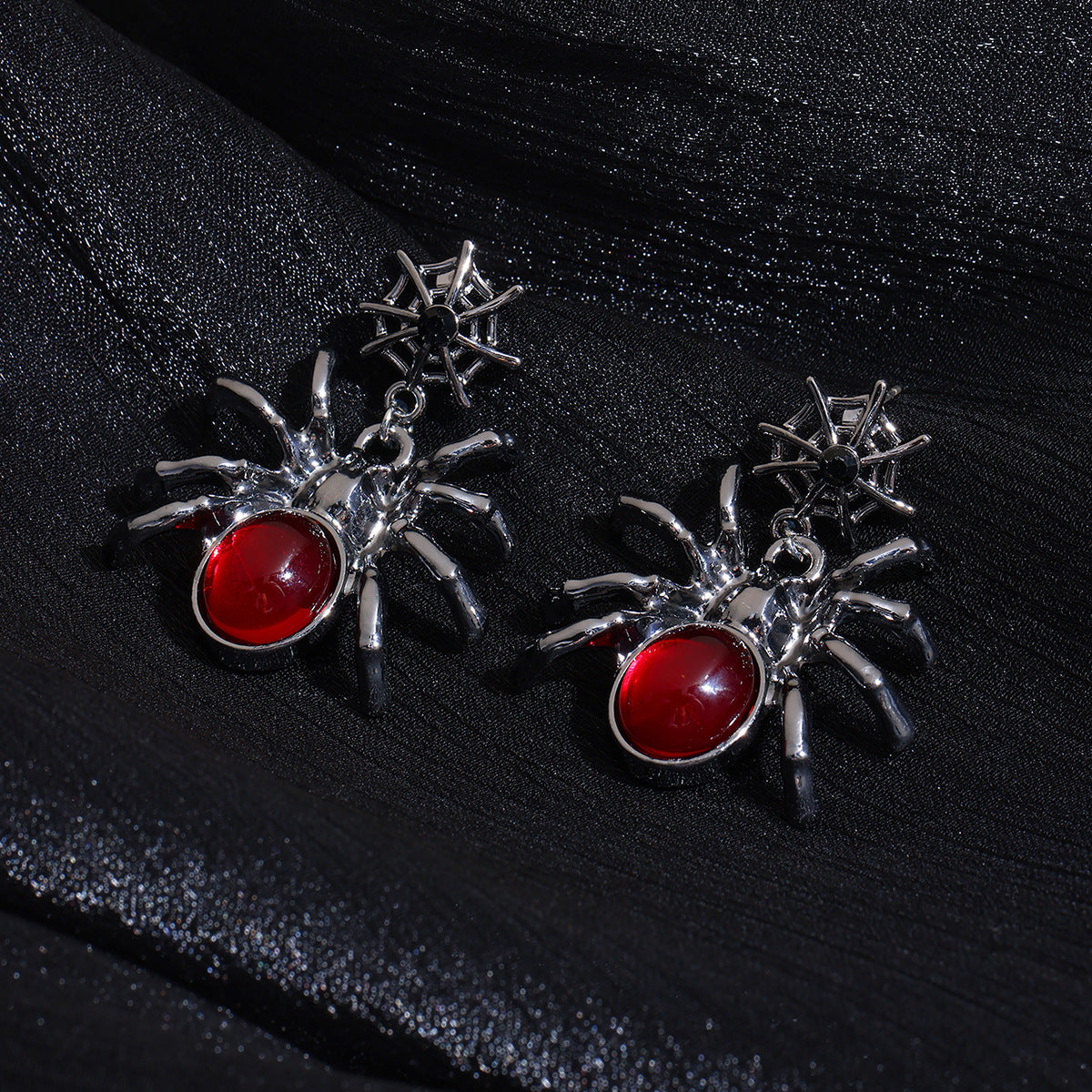 Wholesale Trendy Punk  Pendant Earrings Imitation Gemstone Jewelry Accessory for Party Boutique Resale
