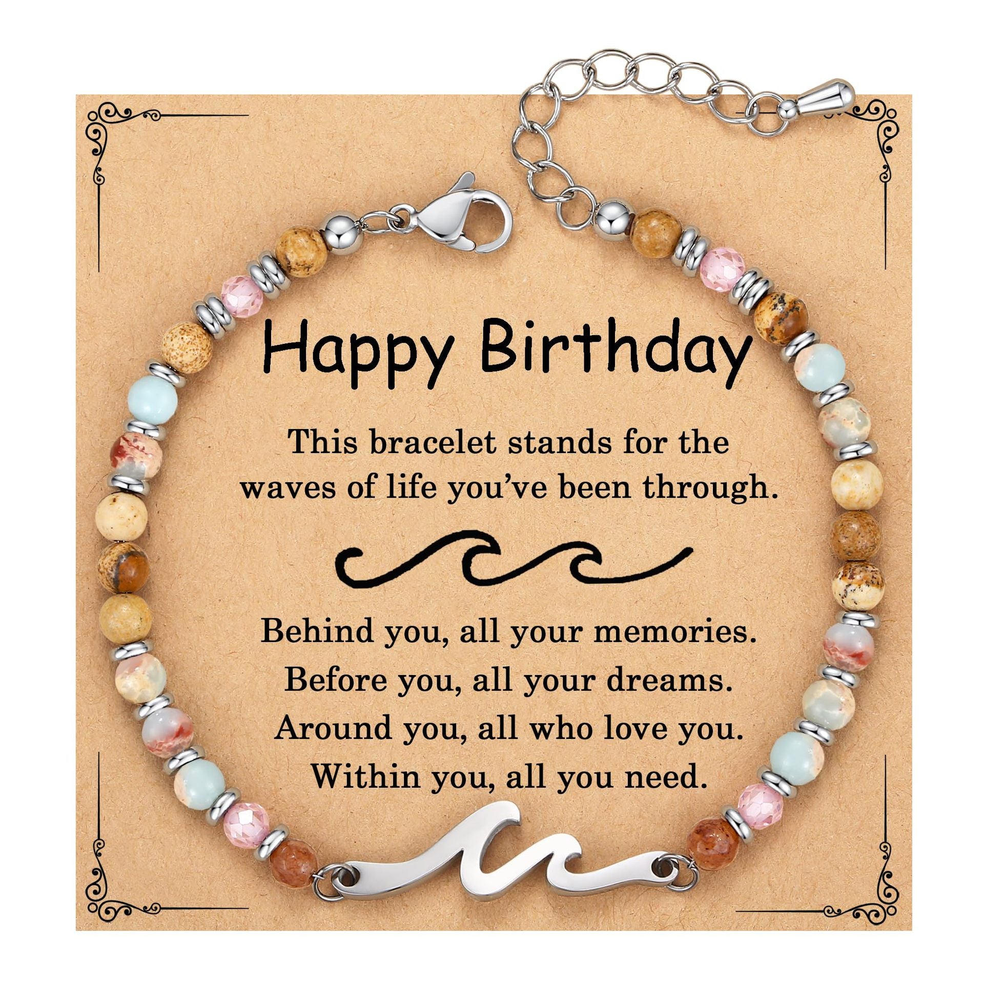 Wholesale Wave Shoushan Stone Bracelet for Everyday Wear Fashion Accessory