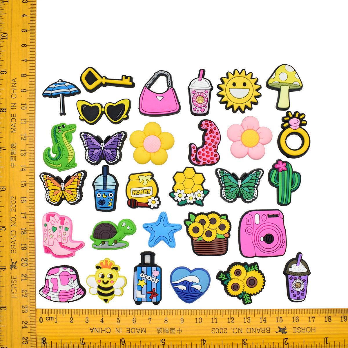 Wholesale 100pcs/set Random Color Shoes Accessories Shoes Charms