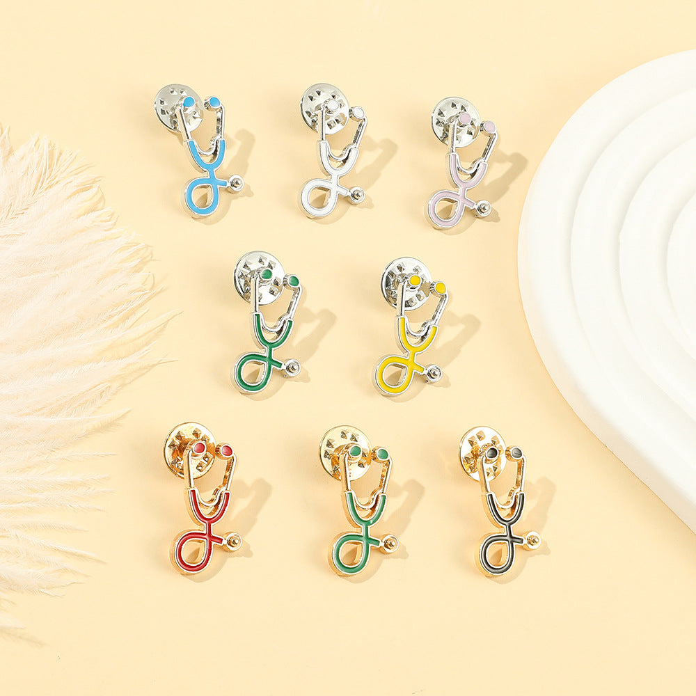 Wholesale10pcs  Stethoscope Brooch