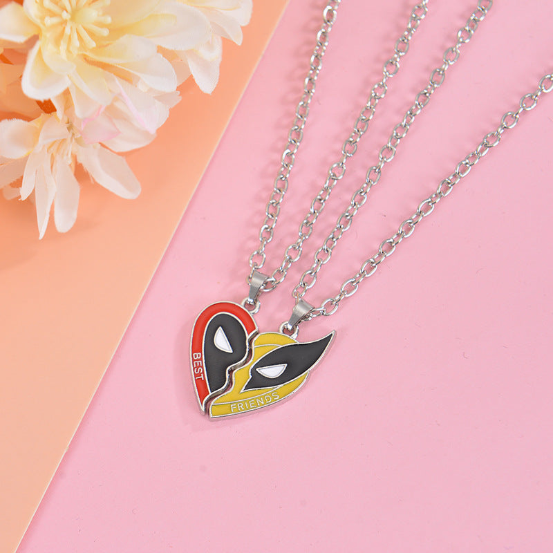 Wholesale Movie Natural Stone Crystal Beaded Keychains Necklaces Bracelet Set ACC-BT-Duoy002