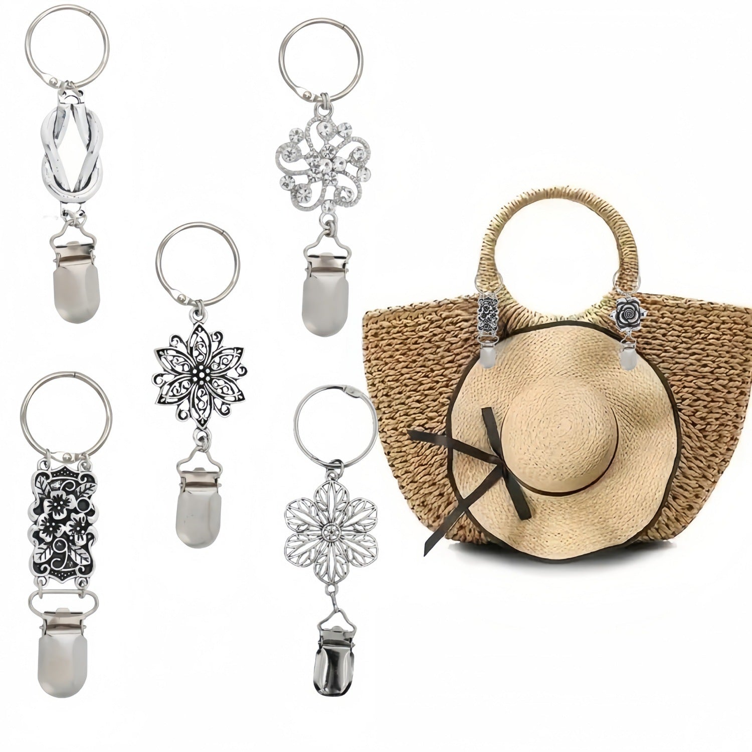 Wholesale Travel Hat Clip Outdoor Backpack Luggage Storage Clip Multipurpose Straw Hat ACC-HP-BangNi002