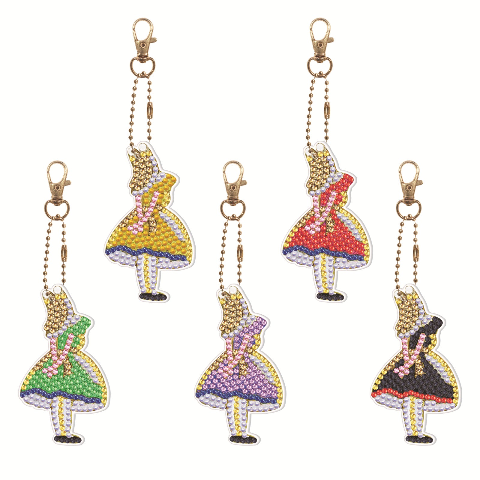 Wholesale Christmas Keychain Handmade Diamond Easter Key Chain ACC-KC-PengDao001