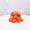 Wholesale Smiley Printed Large-brimmed Fisherman's Hat Basin Hat Bucket Hat