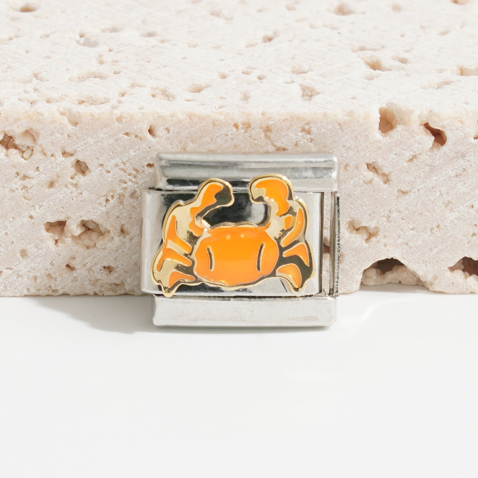 Wholesale Italian Charm Bracelet 9mm DIY Splicing Creative Pattern Stainless Steel Composable Bracelet