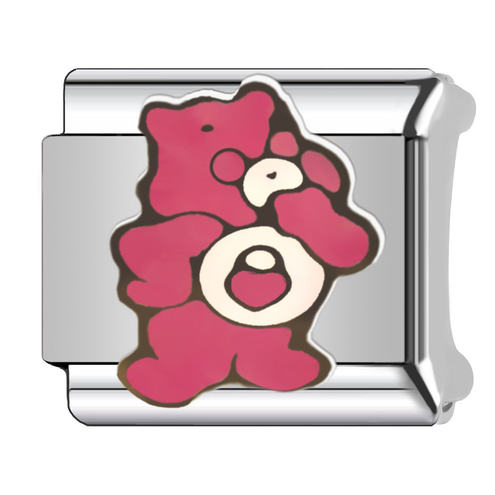 Wholesale  Italian Charm Bracelet 9mm DIY Splicing  Creative Stainless Steel Composable Bracelet