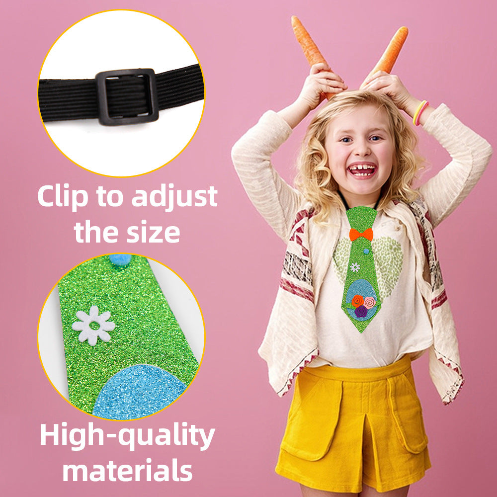 Wholesale Easter tie cartoon rabbit egg bow tie  decoration