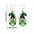 Wholesale St. Patrick's Day Earrings Green Clover Hat Earrings