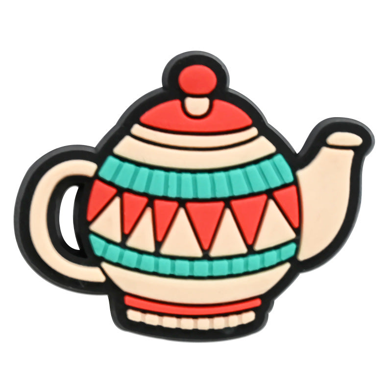 Wholesale Random 100pcs Cartoon PVC Soft Rubber Shoe Buckle Decoration ACC-SC-RYY070