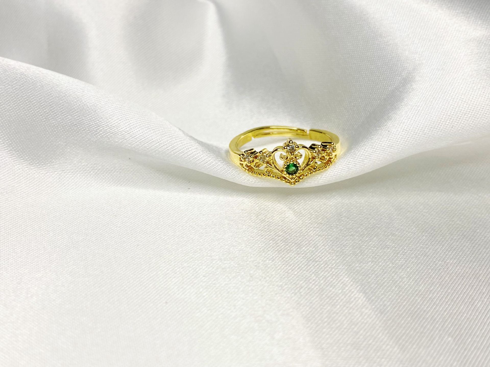 Wholesale Small Pearl Stretchable Adjustable Soft Chain Ring ACC-RS-Hanxi001