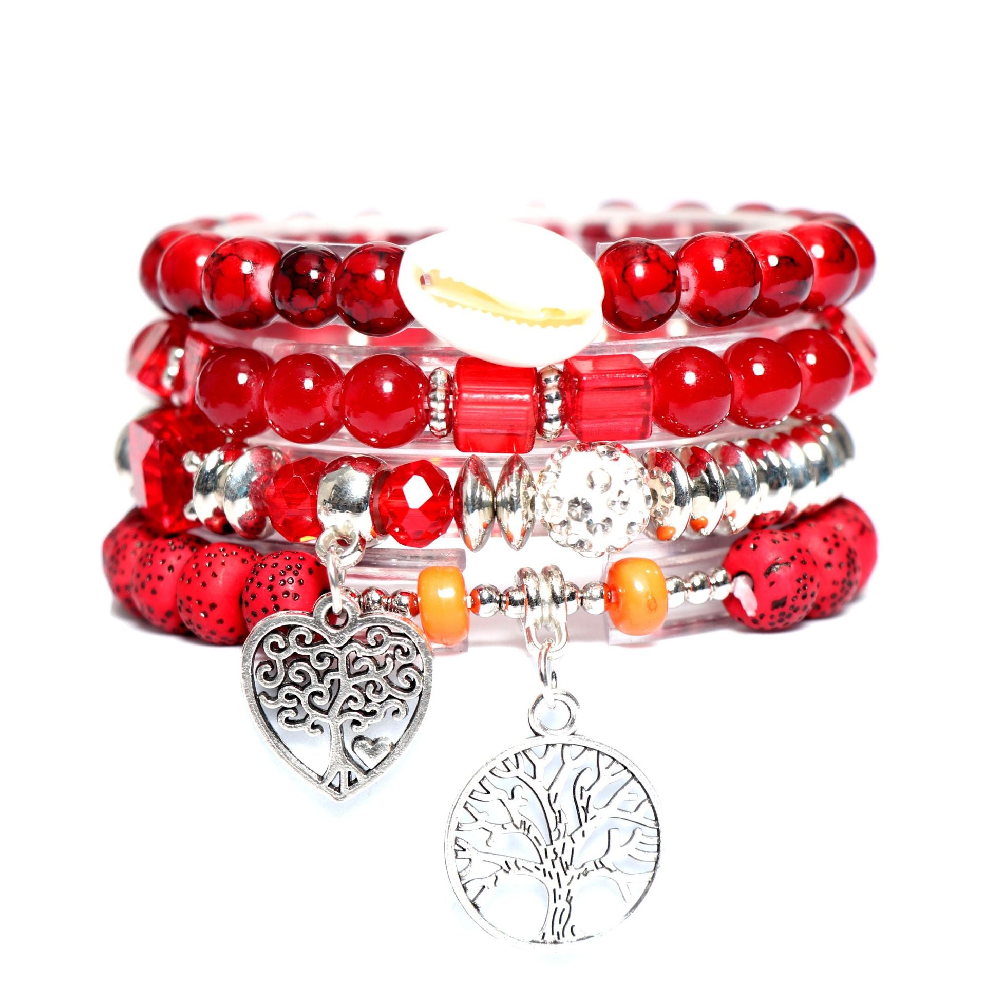 Wholesale Bohemian Shell Multi-layer Crystal Bracelet ACC-BT-NaiHong005