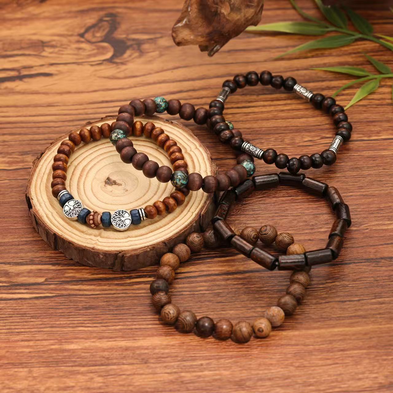 Wholesale  Handmade Beaded Bracelet Multi-Layer  Life Tree Bracelet