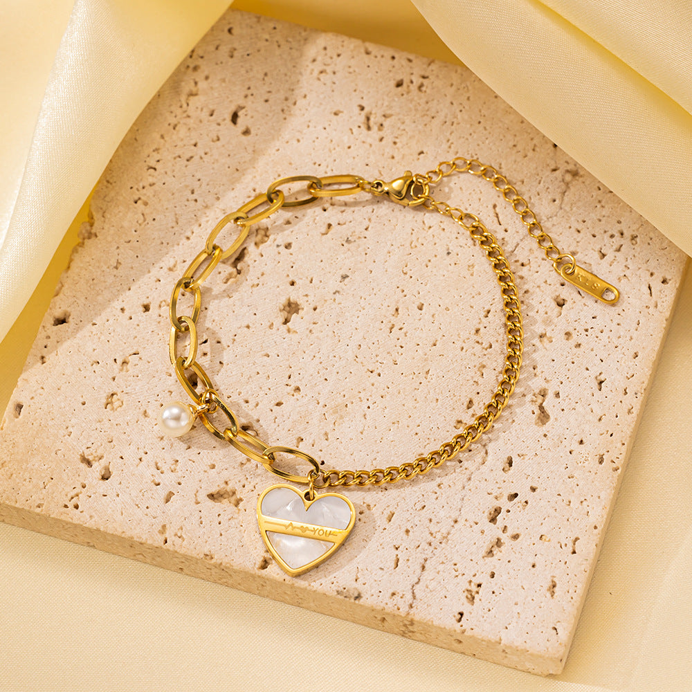 Wholesale Stainless Steel Gold Bracelet ACC-BT-QiYun005