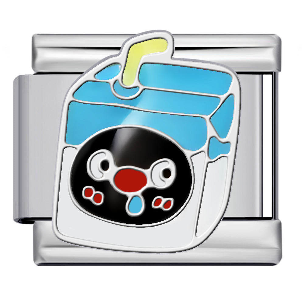 Wholesale 5pcs Italian Charm Bracelet 9mm DIY Splicing Cute Creative Stainless Steel Composable Bracelet