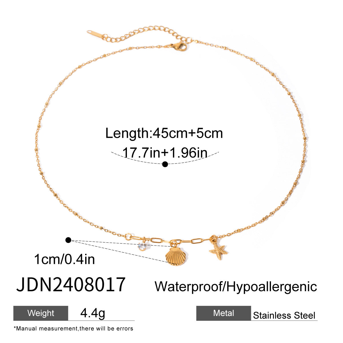 Wholesale Stainless Steel Necklace Bohemian Clavicle Chain