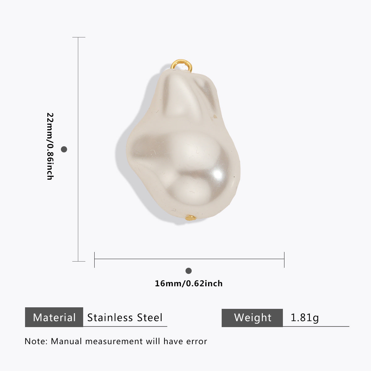 Wholesale Stainless Steel  Pearl Pendant Oil Drop Key Lock Pendant