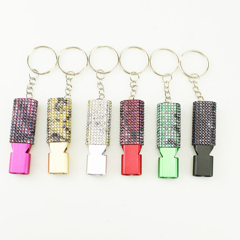 Wholesale Diamond Whistle Keychain