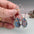 Wholesale Bohemian Style Colorful Agate Glass Earrings