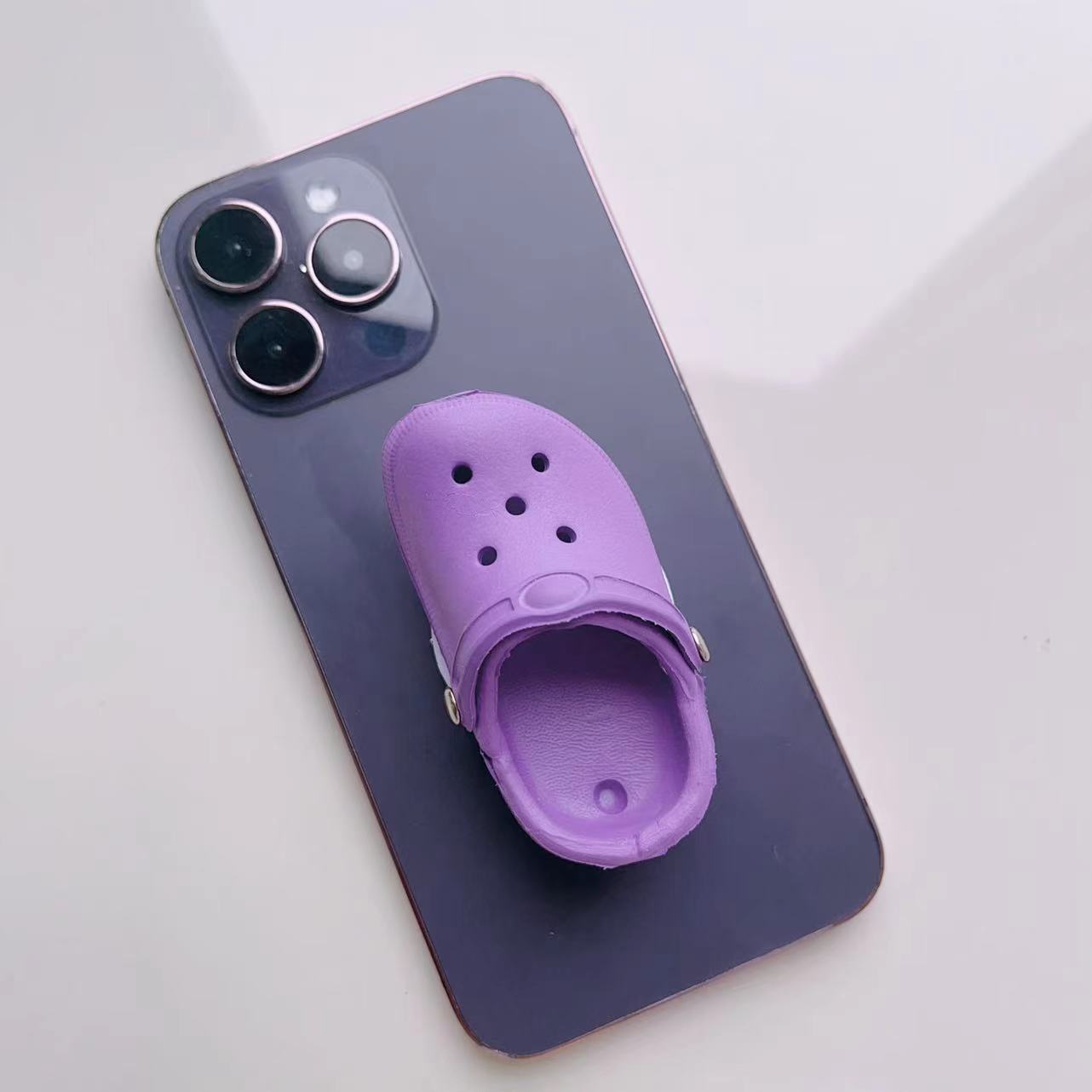 Wholesale Mini Croc Shoes Mobile Phone Airbag phone stand
