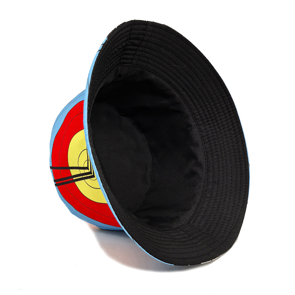 Wholesale Archery Target Clock Bucket Hat Double-Sided