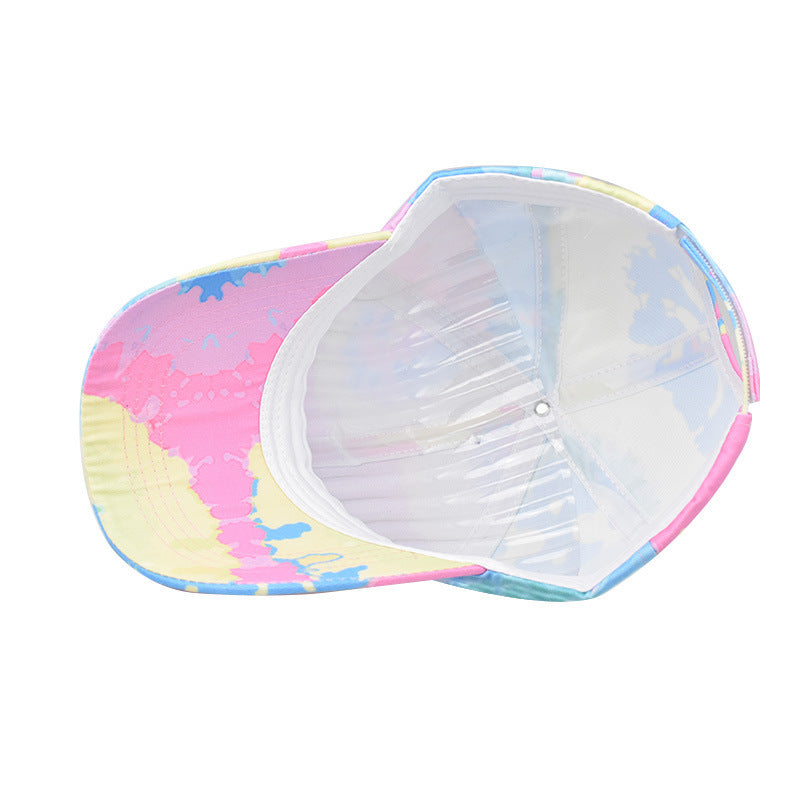 Wholesale Chic Chinese Style Gradient Baseball Cap With Traditional Painting Print Adjustable Outdoor Sun Hat
