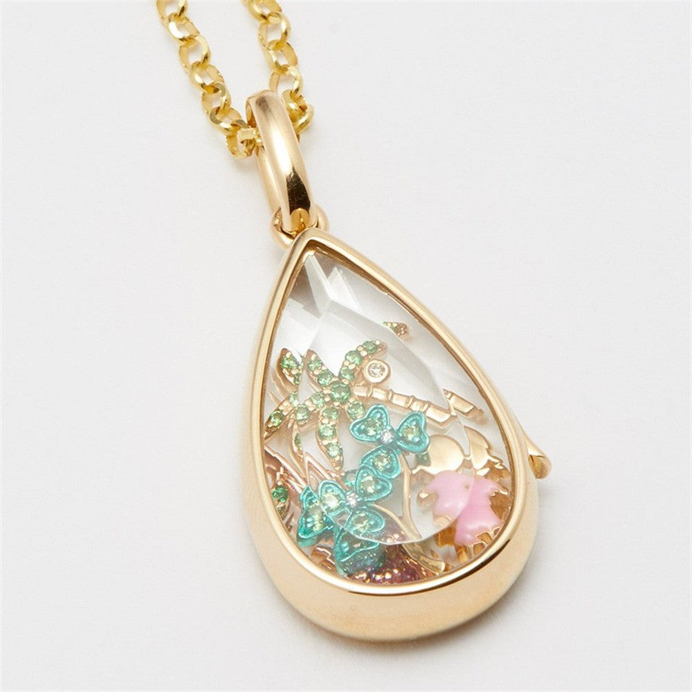 Wholesale Stylish Copper Heart Locket Necklace Gold Finish Trendy Fashion Accessory For Layering Jewelry