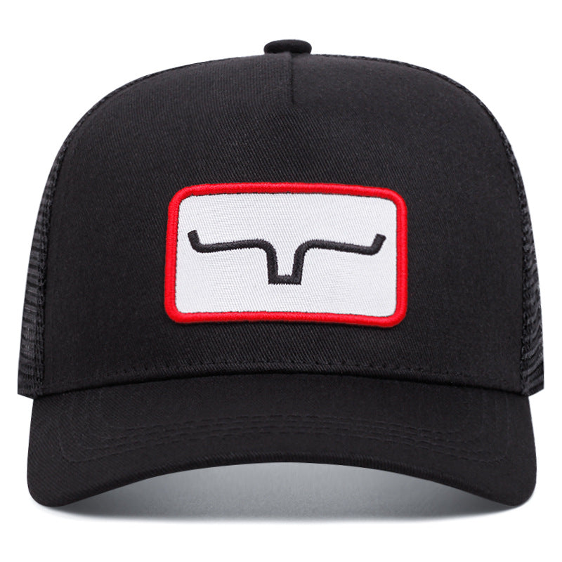 Wholesale Ox Horn Embroidery Baseball Cap ACC-HT-JingKun012