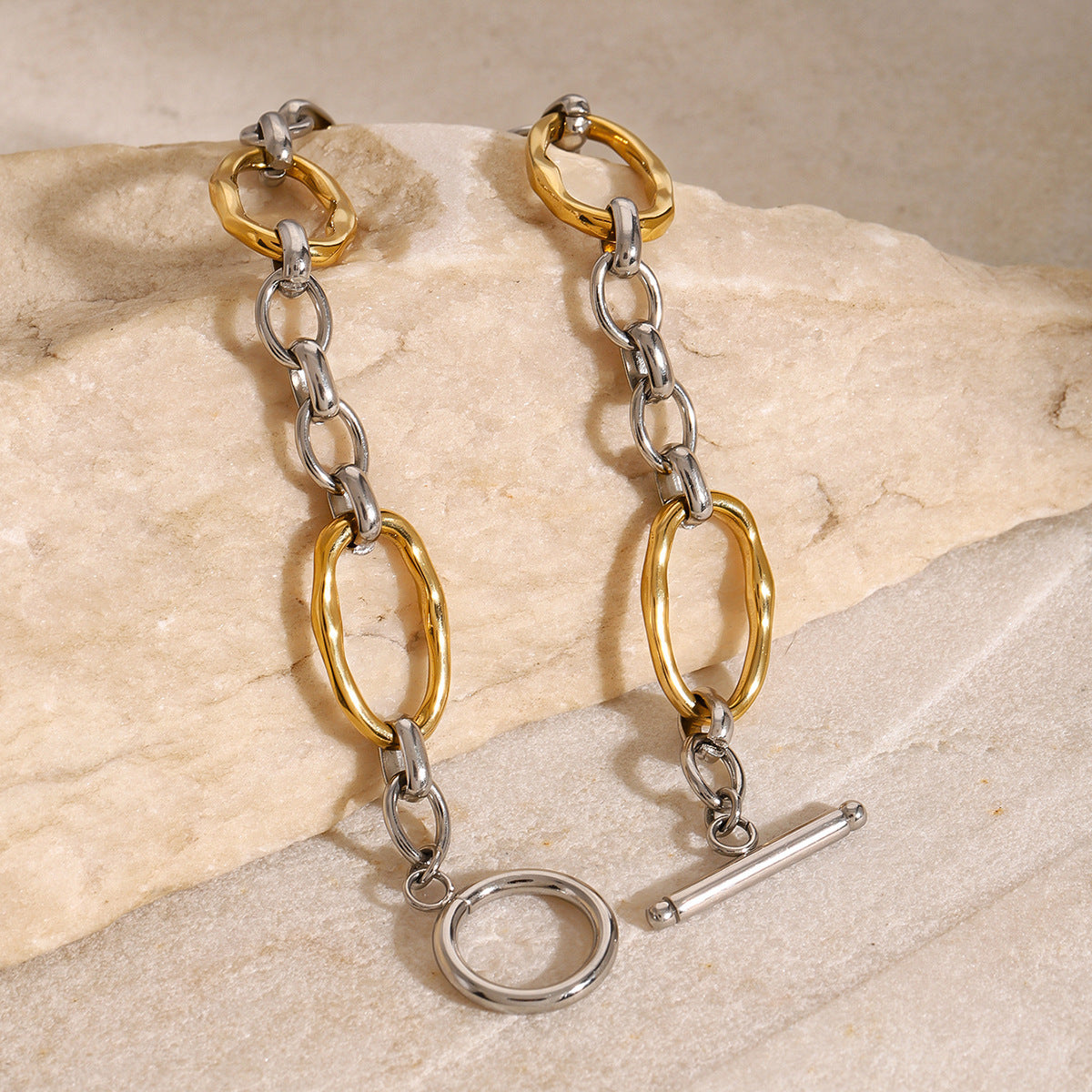 Wholesale stainless steel color matching bracelet