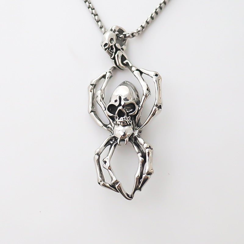 Wholesale  Skull alloy pendant  necklace clavicle chain