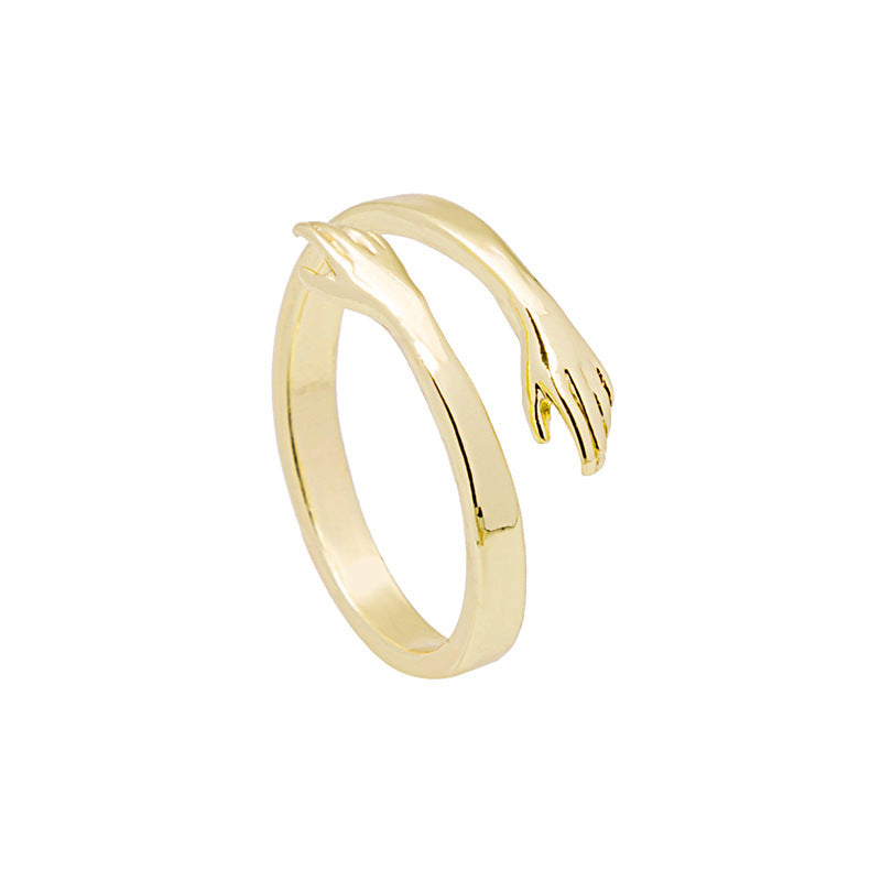 Wholesale Rhinestone Butterfly Cat Ear Zipper Alloy Ring ACC-RS-MDD002