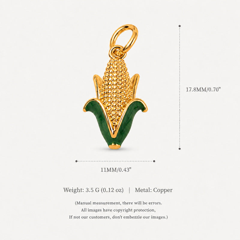 Wholesale Eco Friendly Copper Food Shaped Charms Stylish Fruit Vegetable Pendant For DIY Earrings Bag Charm Keychain Resale