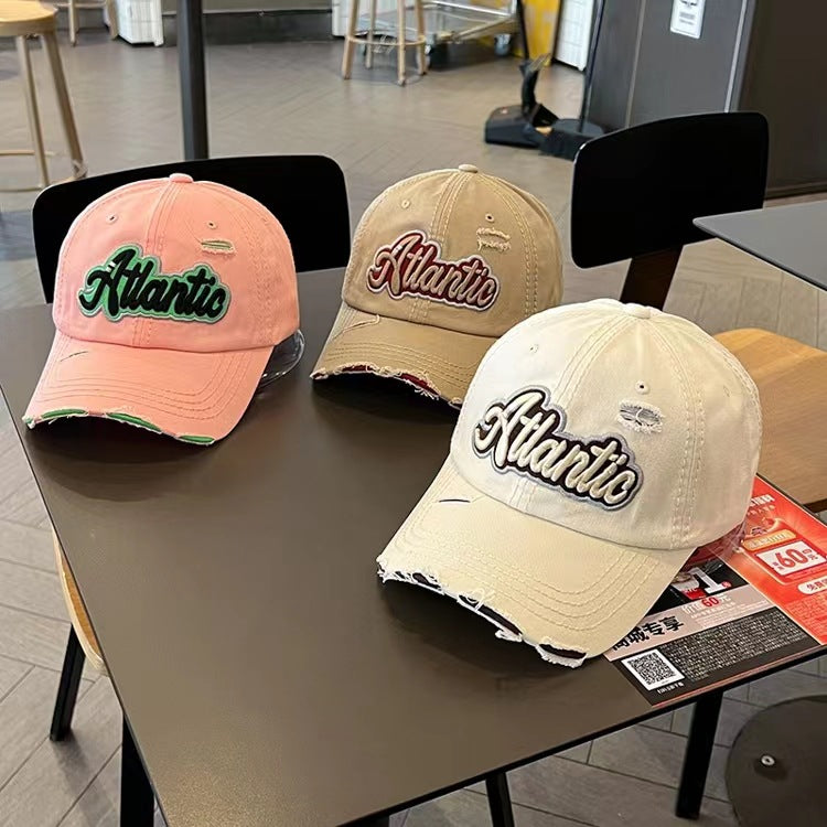 Wholesale Ripped Washed Cotton Baseball Cap