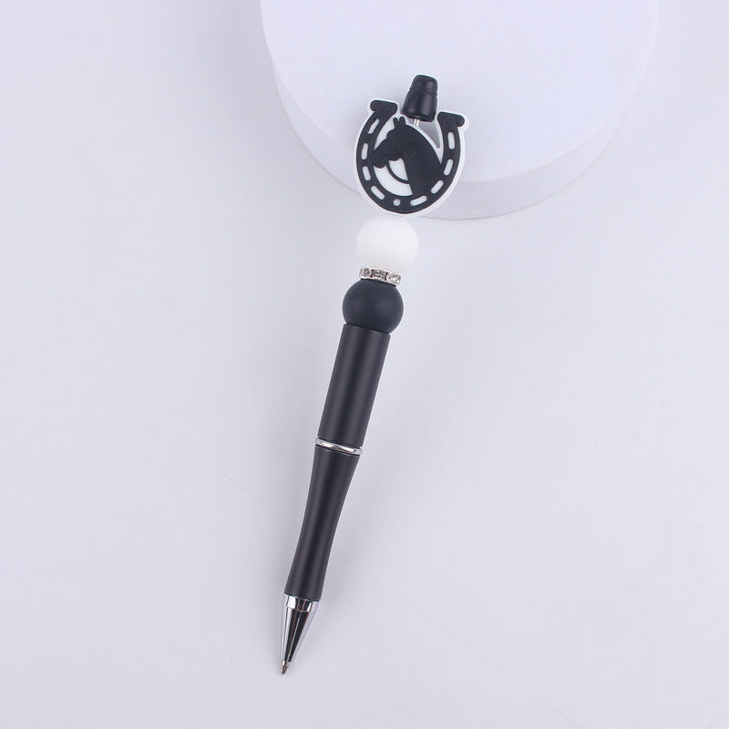Wholesale Cartoon Silicone Animal Bee Dog Beaded Pen