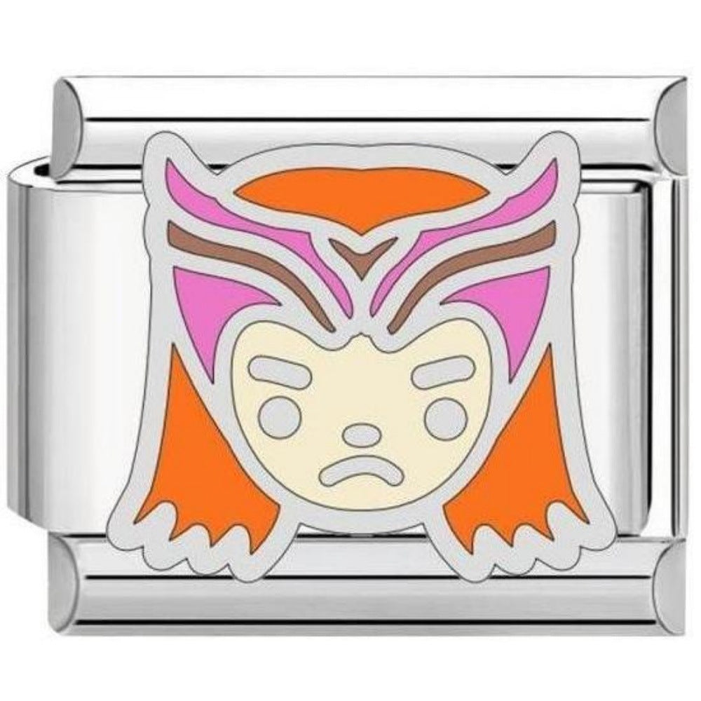 Wholesale Module Bracelet DIY Watch Strap  Superhero Pattern DIY Italian Charms Bracelet