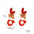 Wholesale Christmas Earrings Small Earrings Christmas Earrings