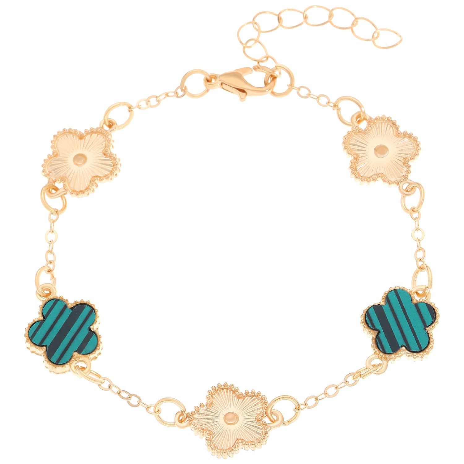 Wholesale Five-Leaf Flower Bracelet