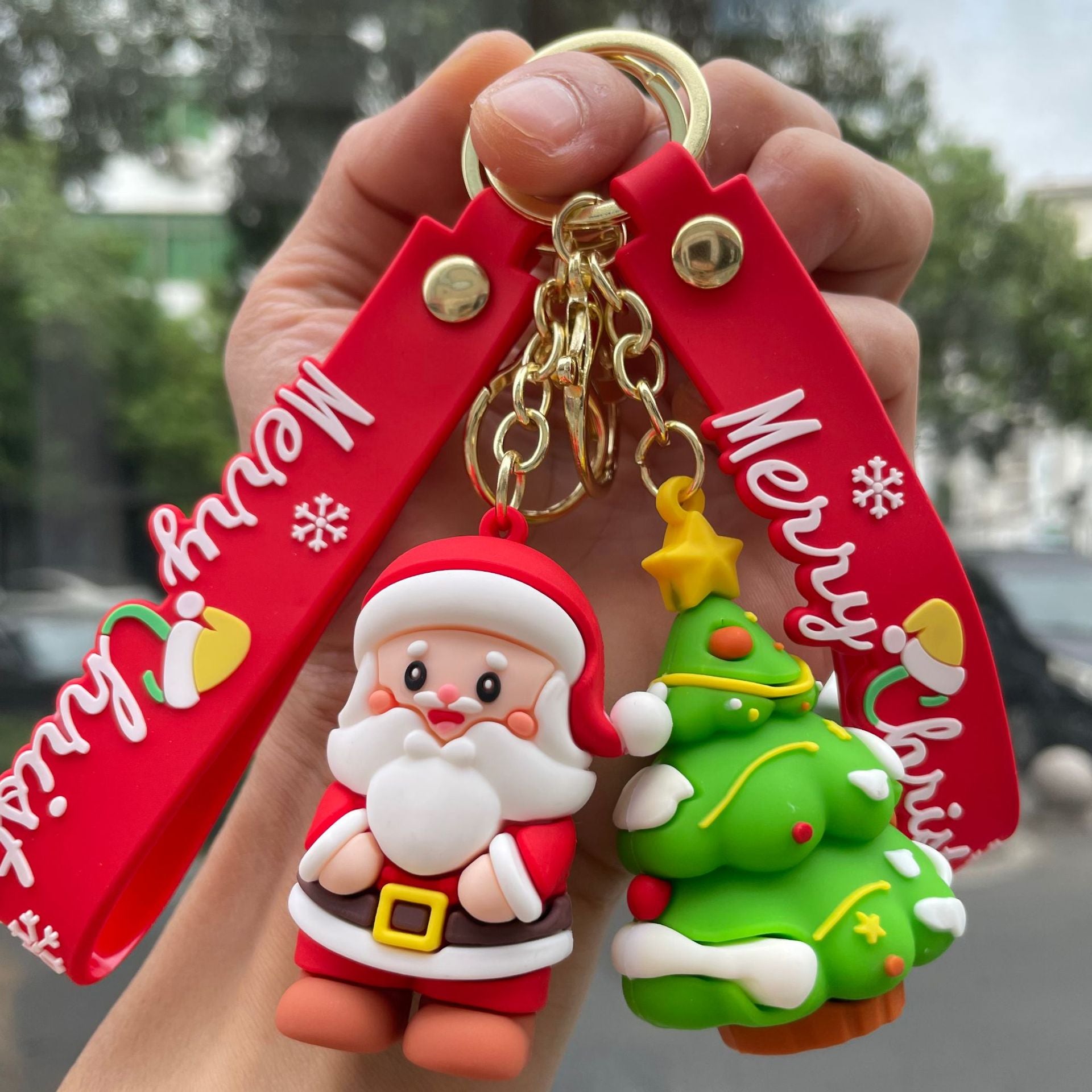 Wholesale  Christmas snowman Keychains