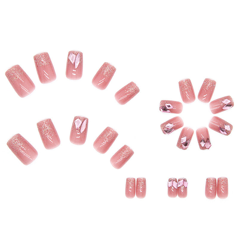 Wholesale  24 Pieces/box Shiny Diamond Nails Kits Nail Stickers