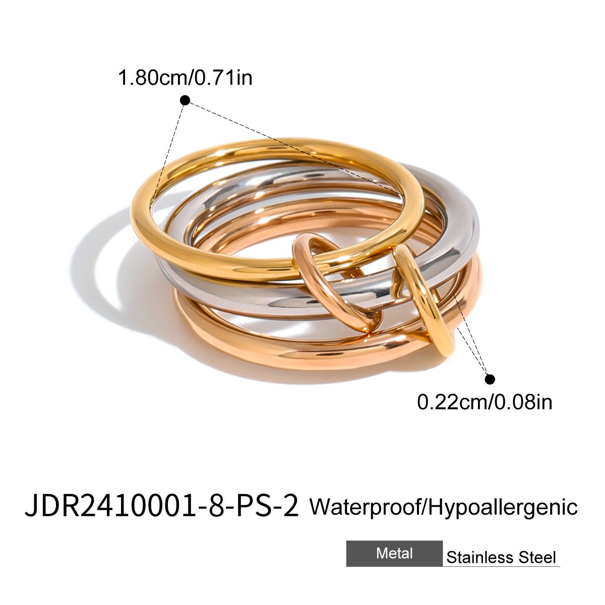 Wholesale Stainless Steel Stacking Rings