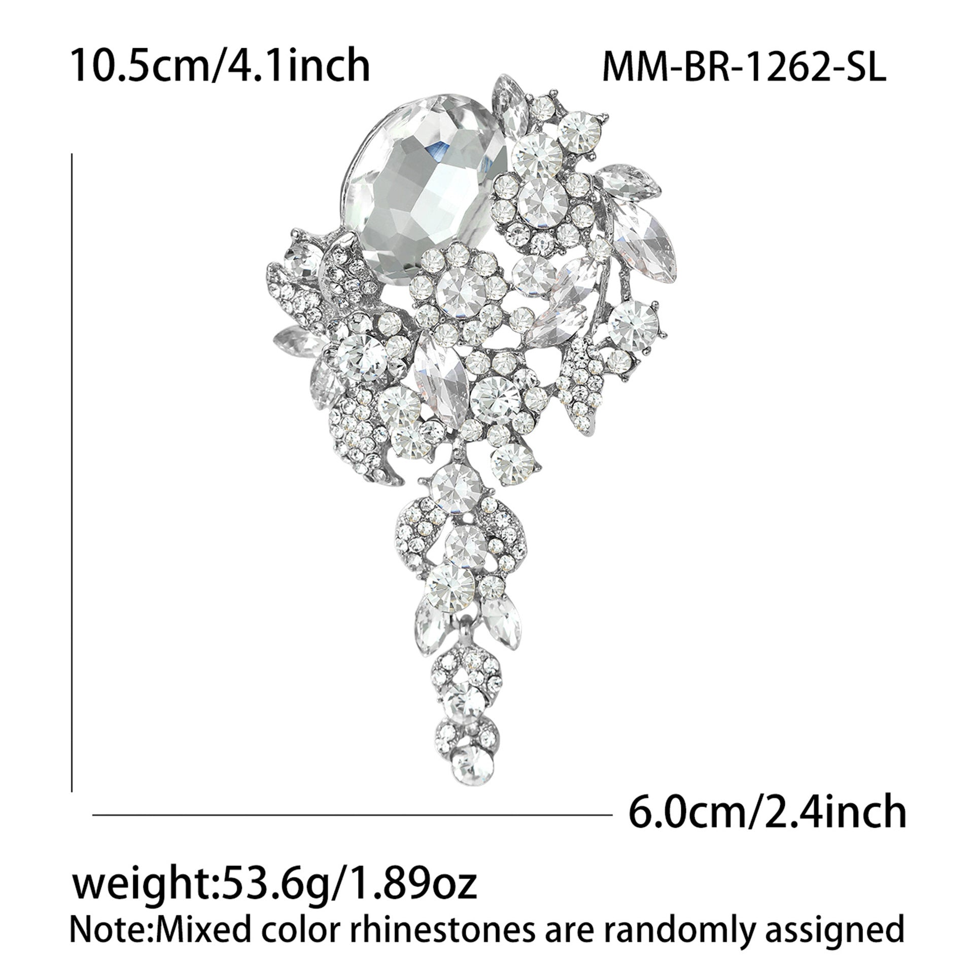 Wholesale Alloy Vintage Crystal Flower Brooch Antique Bronze Purple Women S Fashion Pin