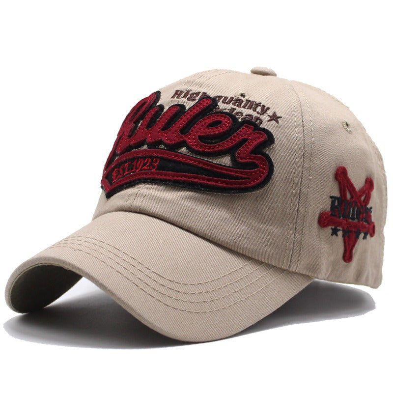 Wholesale  3D three-dimensional embroidery high-grade cotton letter embroidery Rules baseball hat