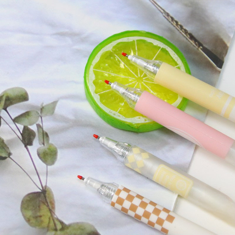 Wholesale 6pcs/set press pen  press gel pen