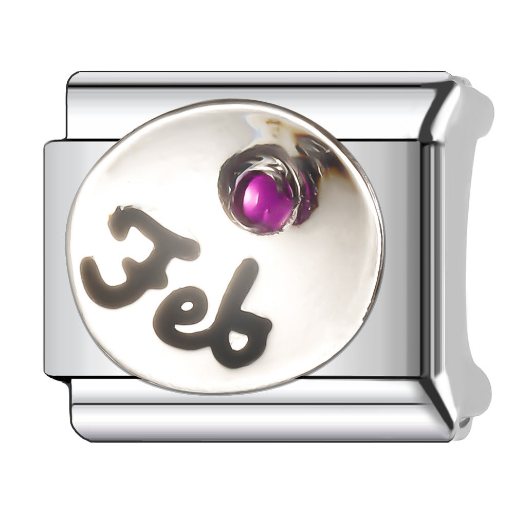 Wholesale Italian module 9MM single month module bracelet