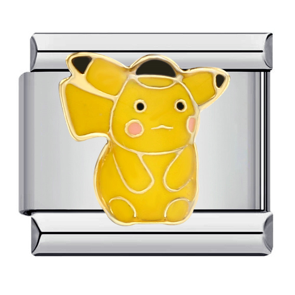 Wholesale Italian Charm Bracelet 9mm DIY Splicing Removable Classic Cartoon Character Stainless Steel Composable Bracelet