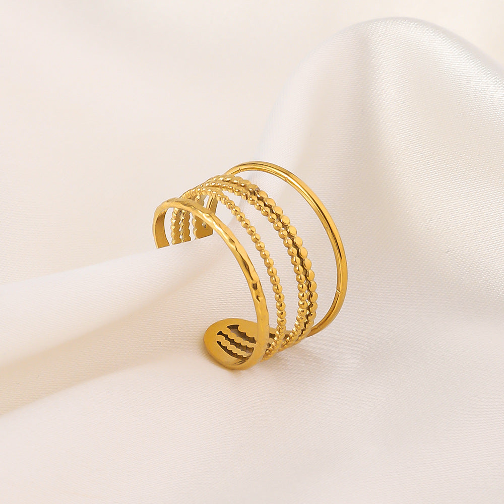 Wholesale stainless steel large open rings