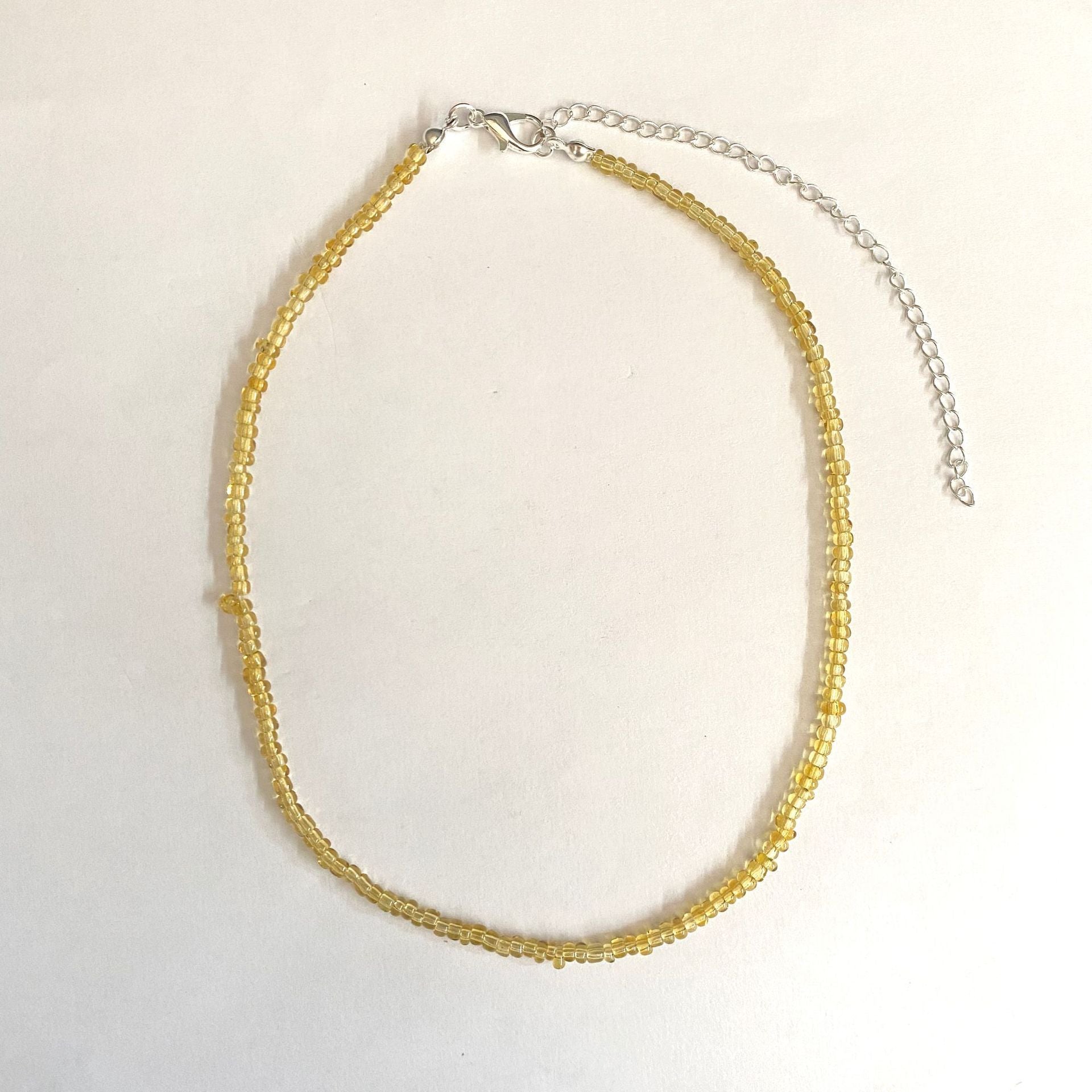 Wholesale  Bohemian Short  Handmade Color Rice Bead Necklace